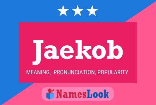 Jaekob Name Poster