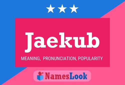 Jaekub Name Poster