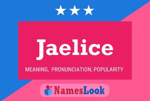 Jaelice Name Poster