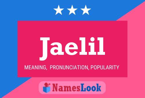 Jaelil Name Poster