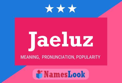 Jaeluz Name Poster