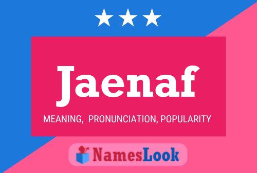 Jaenaf Name Poster