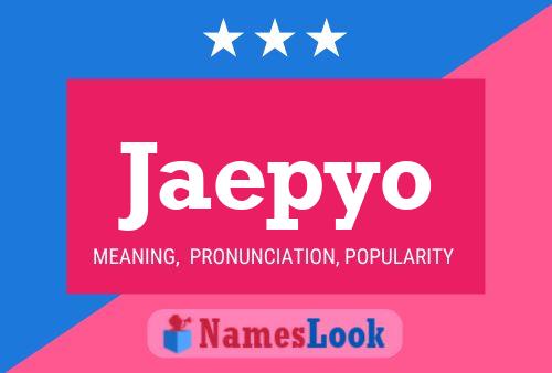 Jaepyo Name Poster