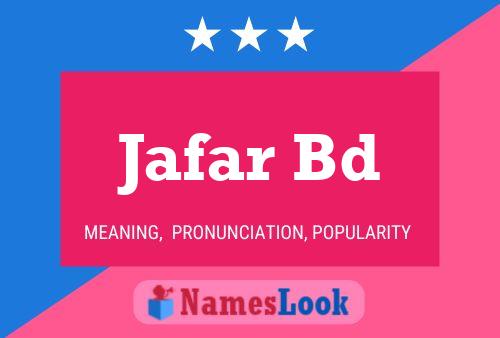 Jafar Bd Name Poster