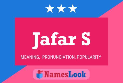 Jafar S Name Poster