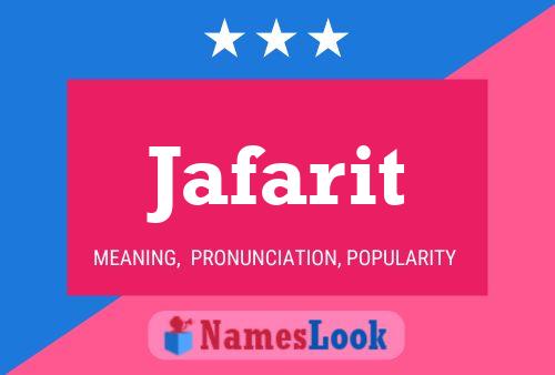 Jafarit Name Poster