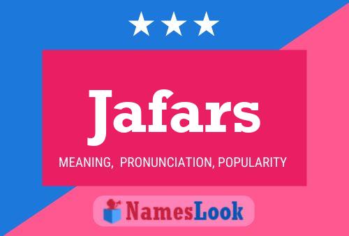 Jafars Name Poster