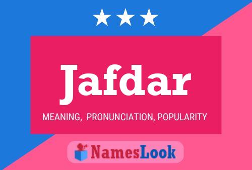 Jafdar Name Poster