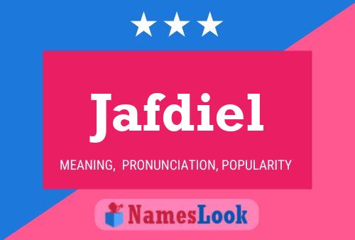 Jafdiel Name Poster