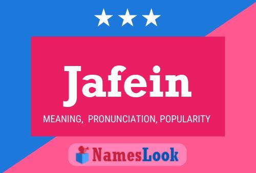 Jafein Name Poster