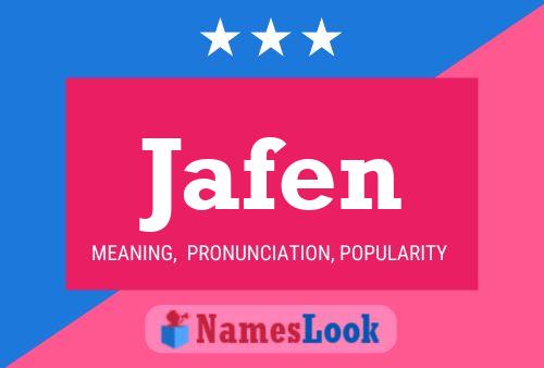 Jafen Name Poster