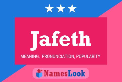 Jafeth Name Poster