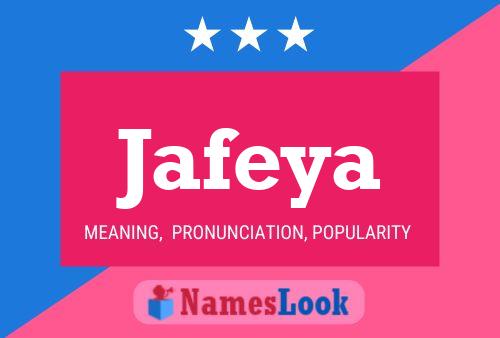 Jafeya Name Poster