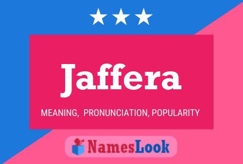 Jaffera Name Poster