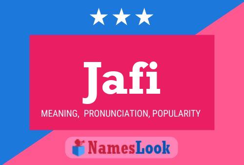 Jafi Name Poster