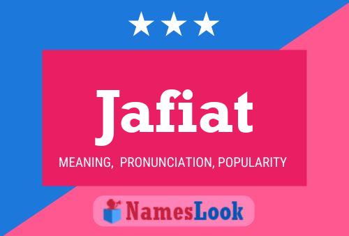 Jafiat Name Poster