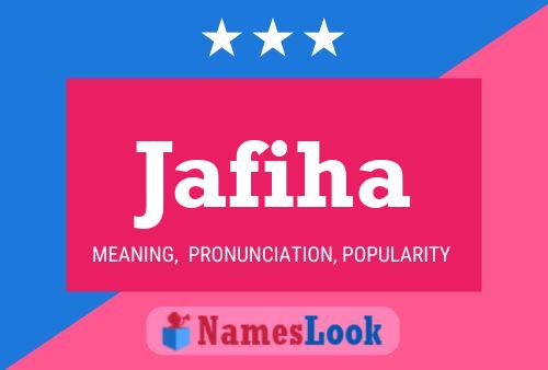 Jafiha Name Poster