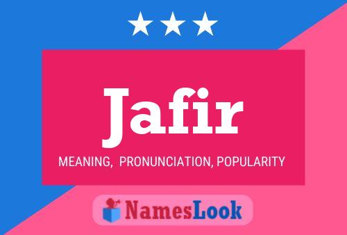 Jafir Name Poster