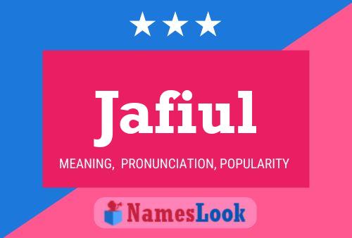 Jafiul Name Poster