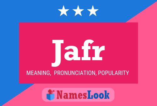 Jafr Name Poster