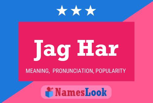 Jag Har Name Poster