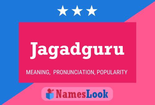 Jagadguru Name Poster