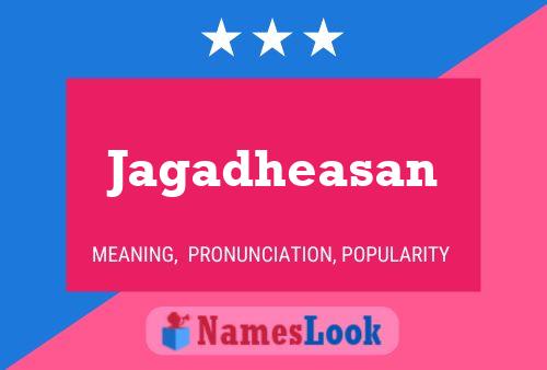 Jagadheasan Name Poster