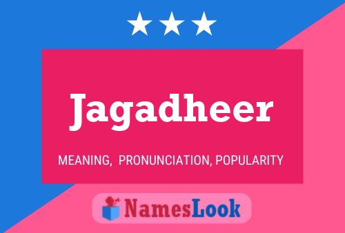 Jagadheer Name Poster