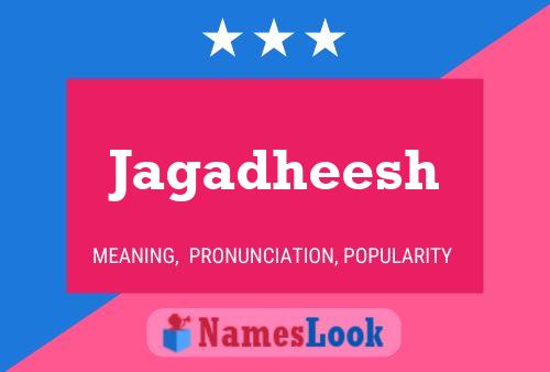 Jagadheesh Name Poster