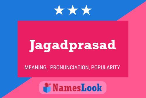 Jagadprasad Name Poster