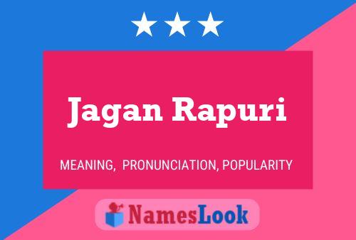 Jagan Rapuri Name Poster