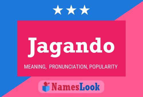 Jagando Name Poster