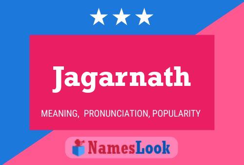 Jagarnath Name Poster