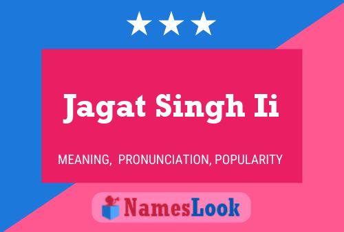 Jagat Singh Ii Name Poster