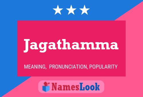 Jagathamma Name Poster