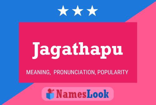 Jagathapu Name Poster