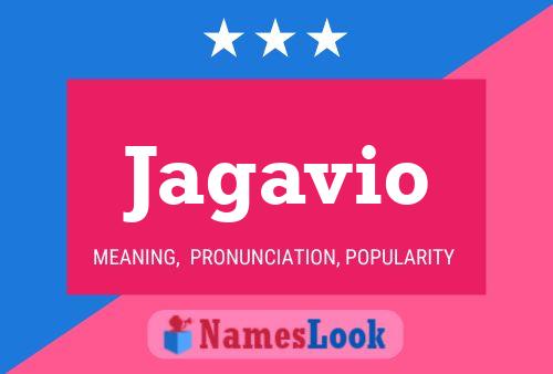 Jagavio Name Poster