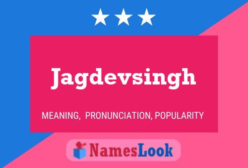 Jagdevsingh Name Poster