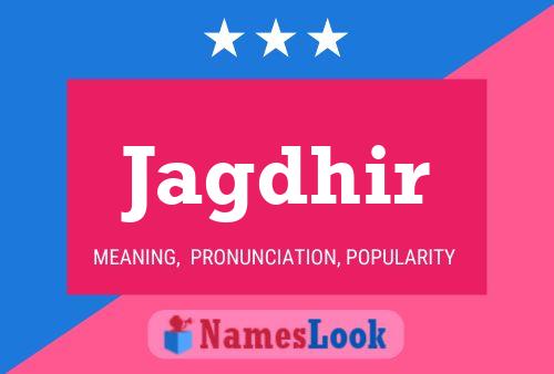 Jagdhir Name Poster