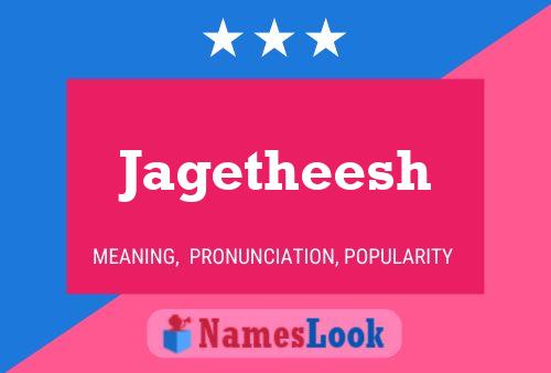 Jagetheesh Name Poster