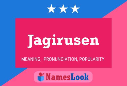 Jagirusen Name Poster