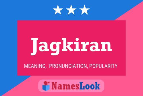 Jagkiran Name Poster