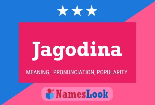 Jagodina Name Poster