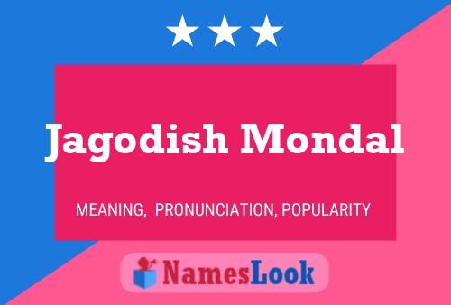 Jagodish Mondal Name Poster