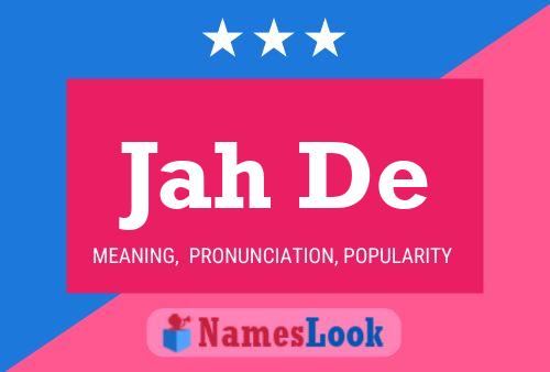 Jah De Name Poster