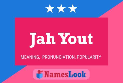 Jah Yout Name Poster