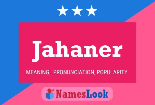 Jahaner Name Poster