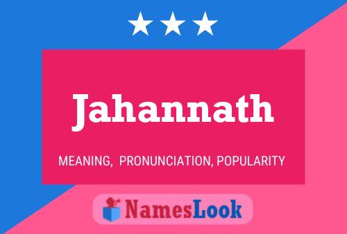 Jahannath Name Poster