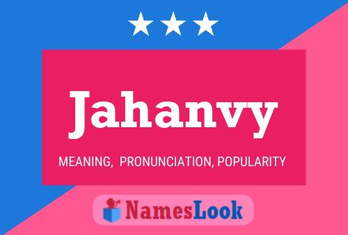 Jahanvy Name Poster