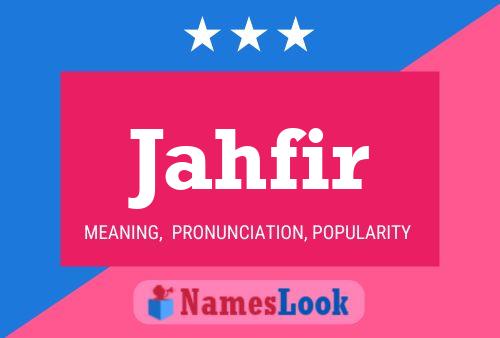 Jahfir Name Poster